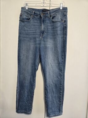 Tommy Hilfiger Curvy Skinny Ankle Jeans Size 12 Medium Wash Stretch Denim